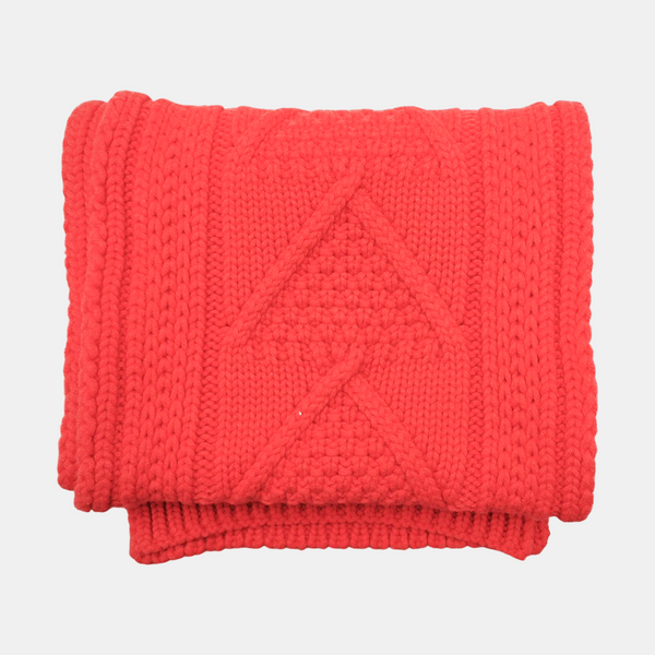 Wool Scarf Red