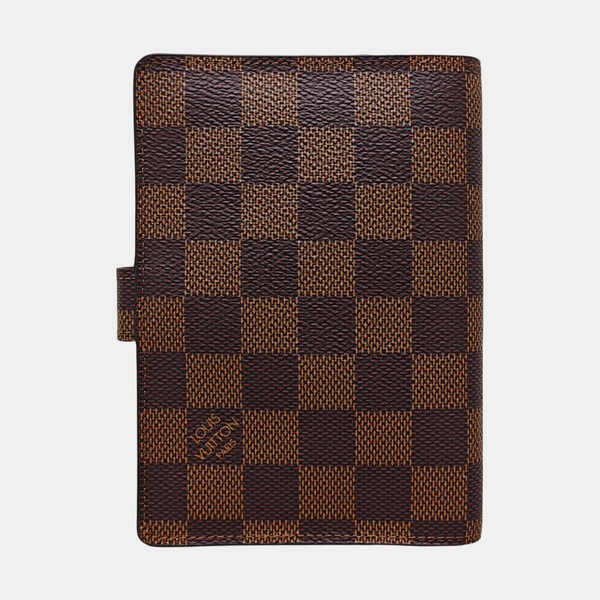 Coated Canvas Notebook Cover Brown