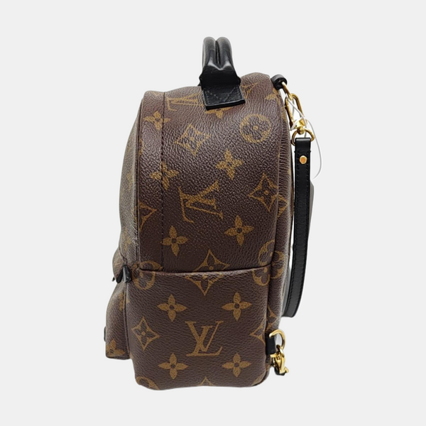 PALM SPRINGS Mini Monogram Coated Canvas Brown