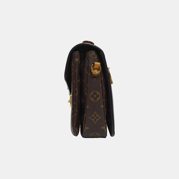 MÉTIS MM Monogram Coated Canvas Brown