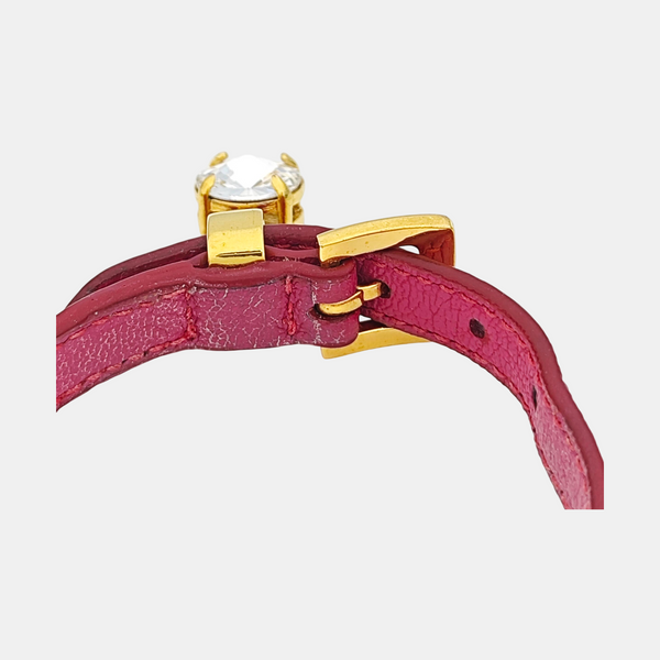 Leather Red Bracelet
