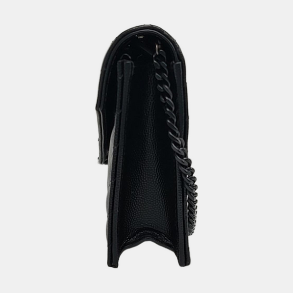 MONOGRAM WOC Chevron Calfskin Black