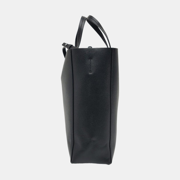 Authenticated pre-owned VERTICAL CABAS Small Calfskin Black - Tote Bag at Looply