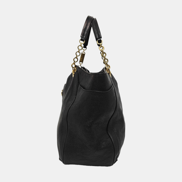 Betulla Medium Calfskin Black