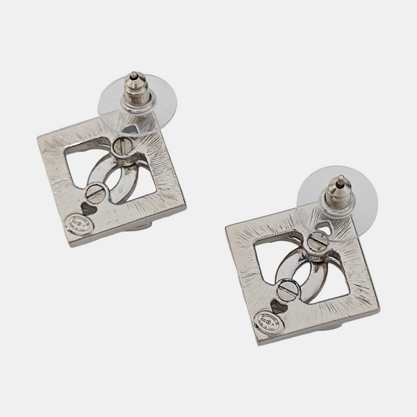 Metal Silver Stud Earrings