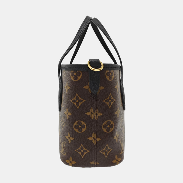 NEVERFULL INSIDE OUT BB Monogram Coated Canvas Black