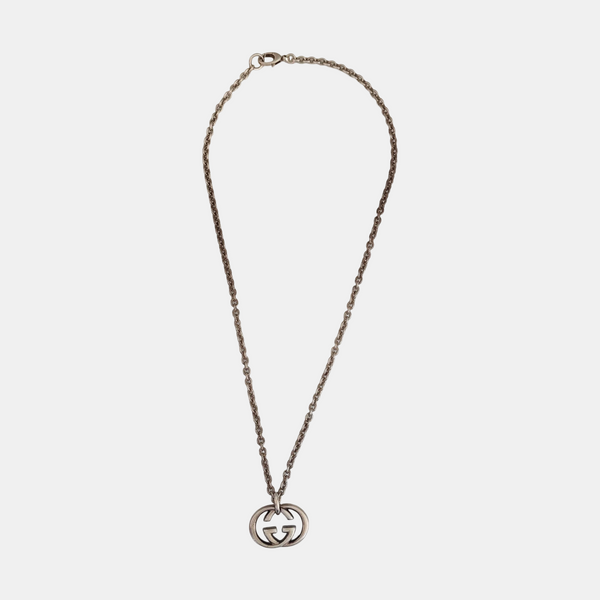 Interlocking G 925 Sterling Silver Necklace