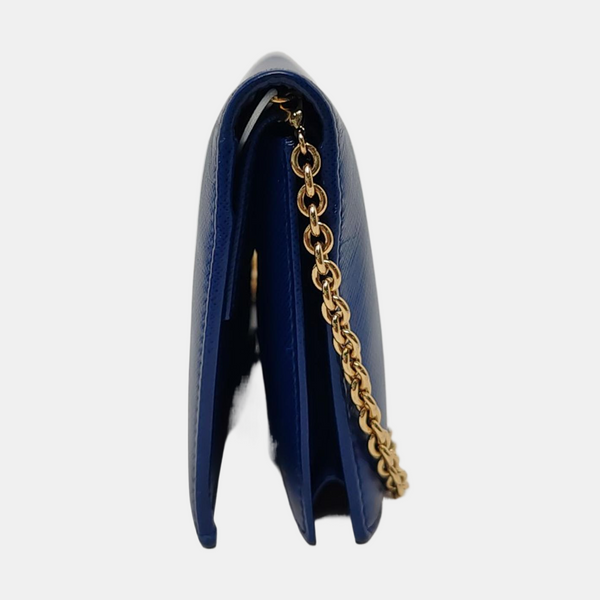 Ginny Calfskin Blue