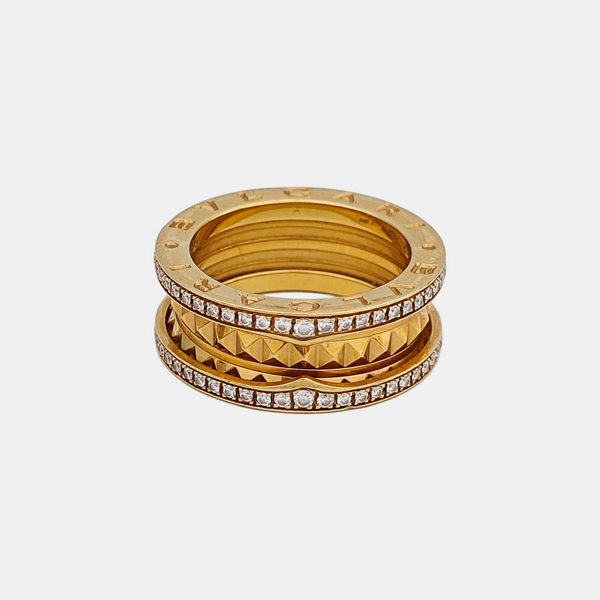 B.ZERO1 18k Gold Ring EU 52