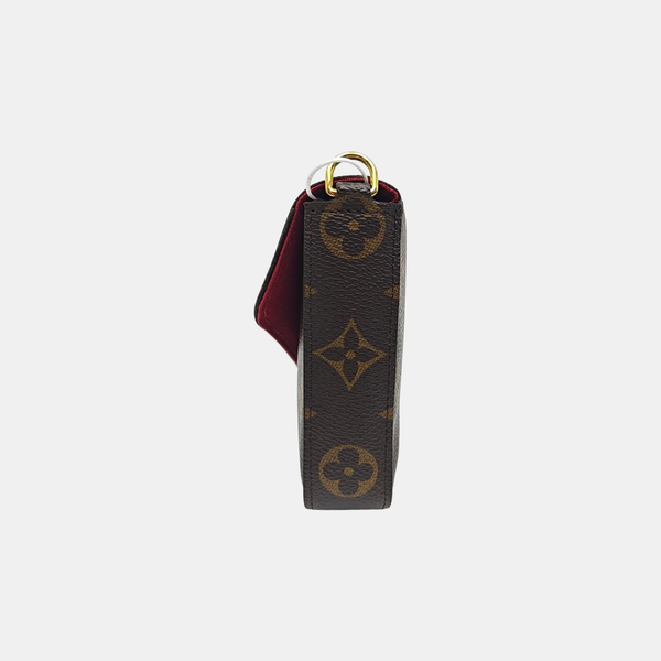 FÉLICIE Monogram Coated Canvas Brown
