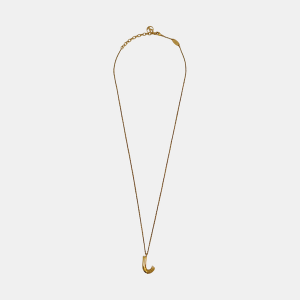 LV & ME Brass Gold Necklace