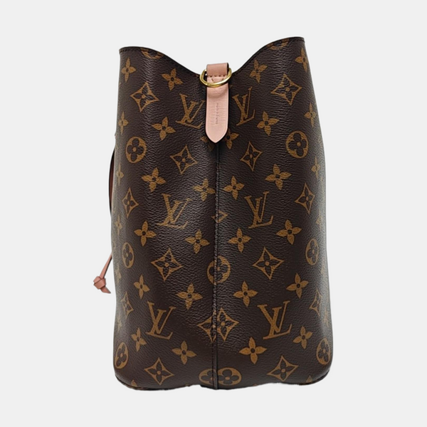 NÉONOÉ MM Monogram Coated Canvas Brown