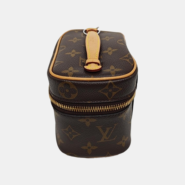 NICE Super Mini Monogram Coated Canvas Brown