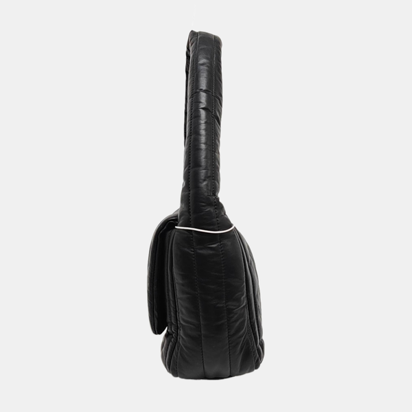 Monaco Small Quilted Calfskin Black