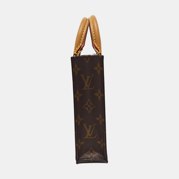 SAC PLAT Mini Lona Monogram Revestida Marrón