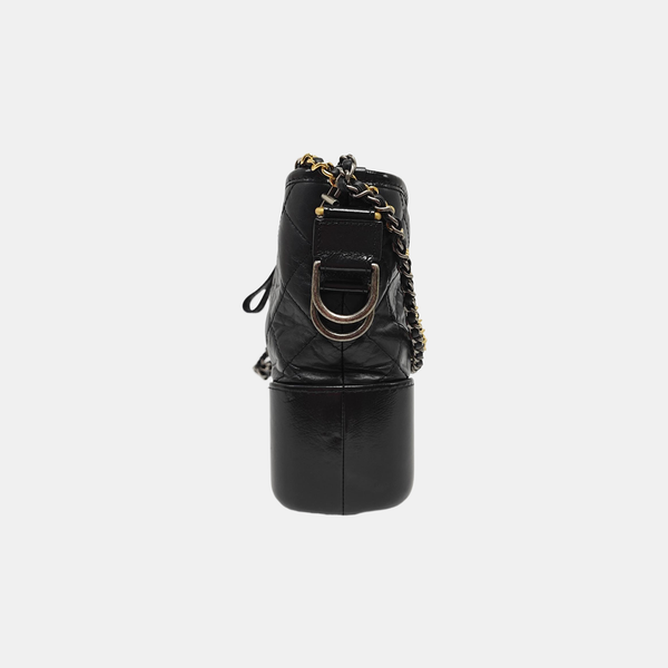 GABRIELLE New Medium Quilted Vintage Calf Black