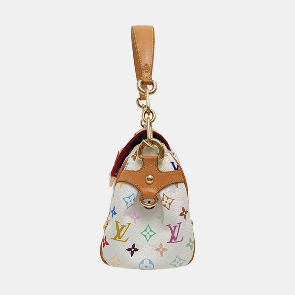 LV × TM BEVERLY MM Monogram Coated Canvas White