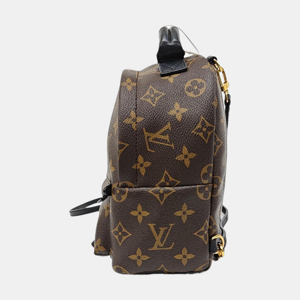 PALM SPRINGS Mini Monogram Coated Canvas Brown