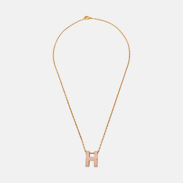 Pop H Metal Rose Gold Necklace