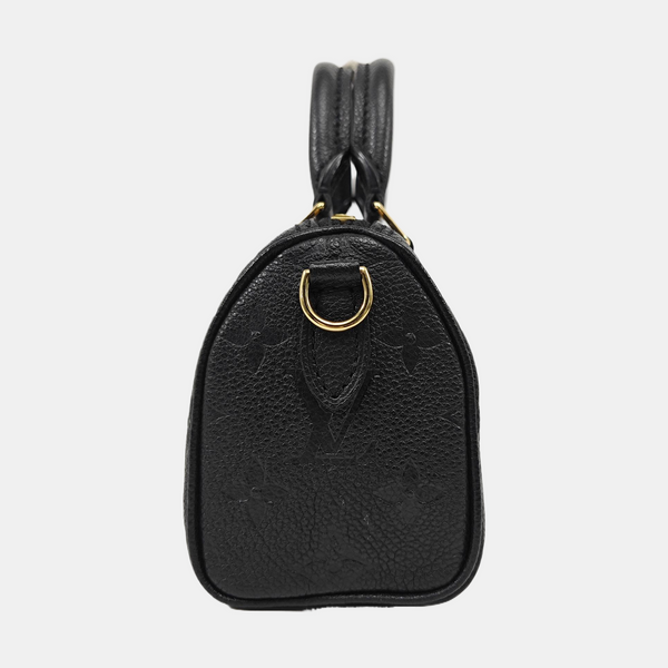 SPEEDY Nano Monogram Calfskin Black