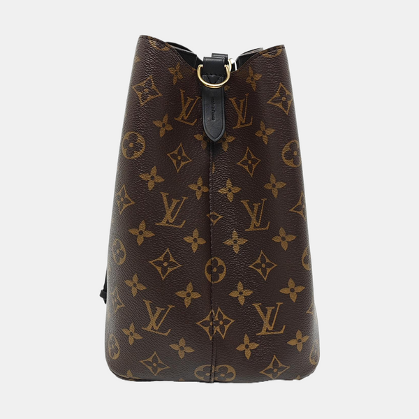 NÉONOÉ MM Monogram Coated Canvas Brown