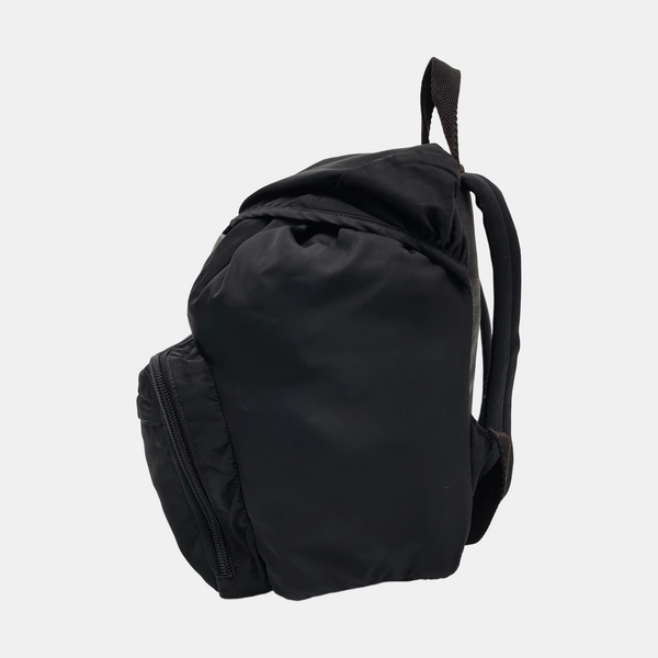 Nylon Backpack Black
