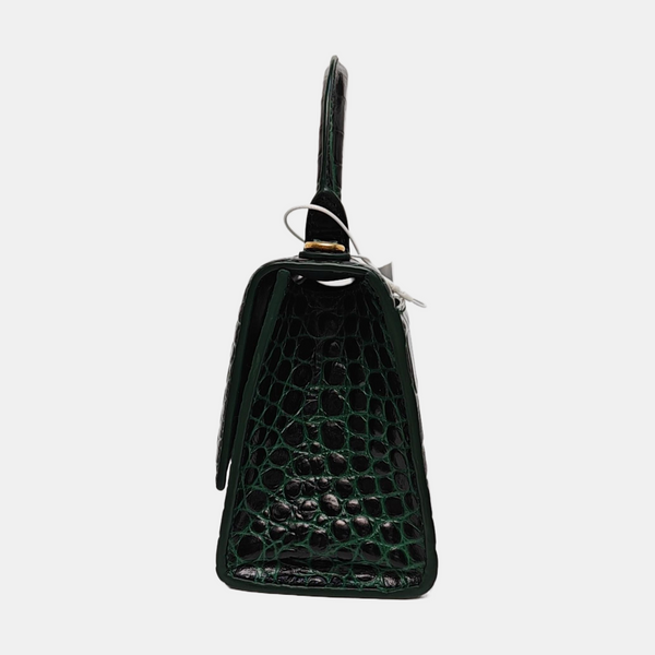 Hourglass Small Calfskin Green