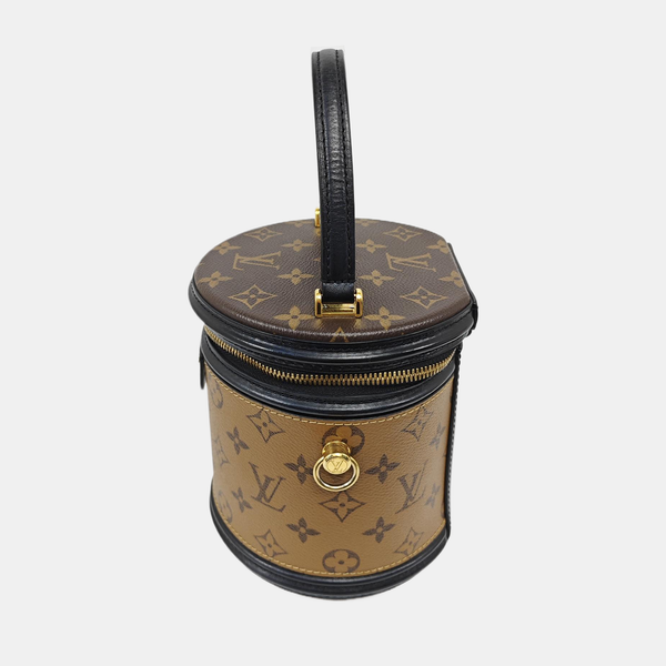 CANNES PM Monogram Coated Canvas Brown