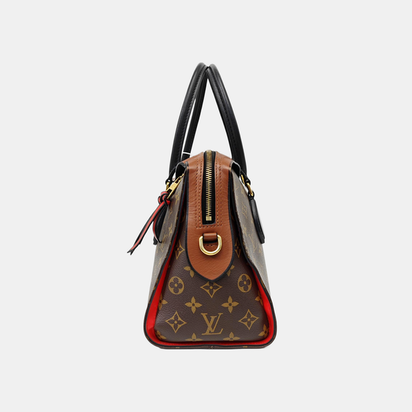 TUILERIES Monogram Coated Canvas Brown