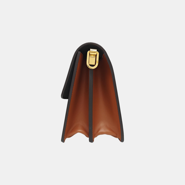 DAUPHINE MM Monogram Coated Canvas Brown