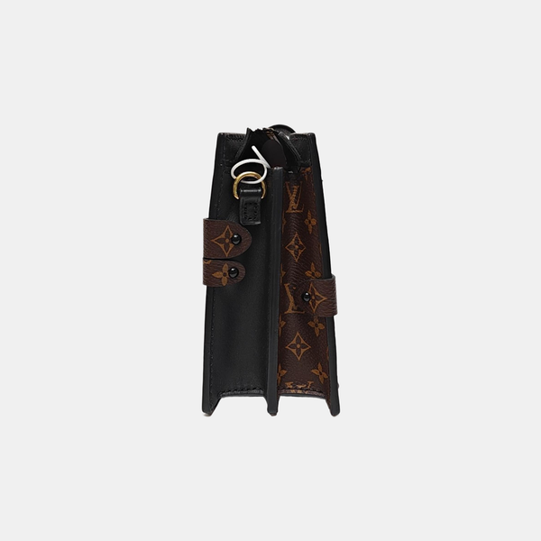 TRUNK Monogram Coated Canvas Brown