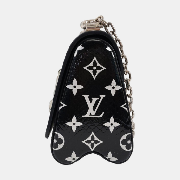 TWIST PM Monogram Python Black