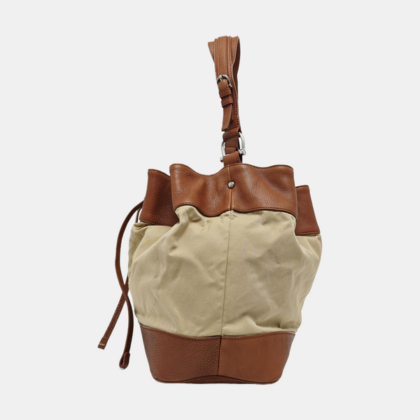 Fabric Tote Bag Medium Beige