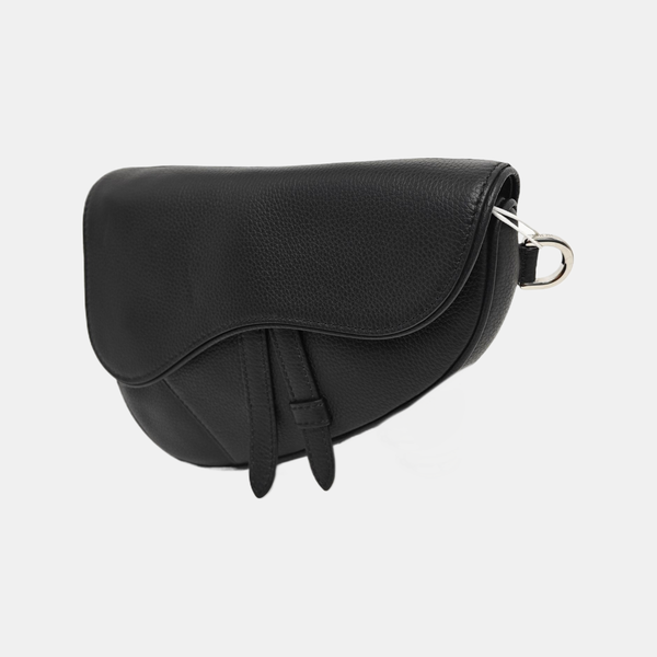 Saddle Mini Calfskin Black