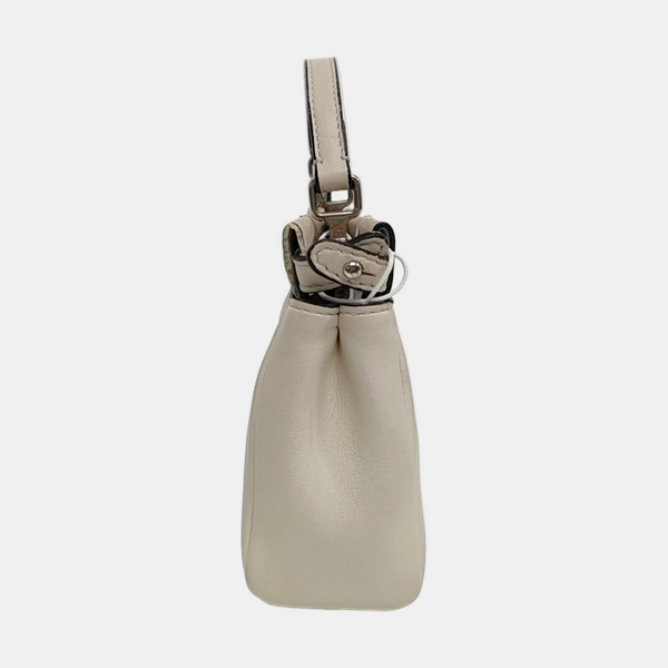 Authenticated pre-owned Peekaboo Mini Calfskin White - Tote Bag at Looply