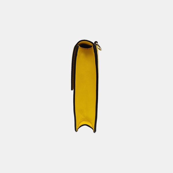Authenticated pre-owned Baguette Medium Calfskin Yellow - Shoulder Bag at Looply