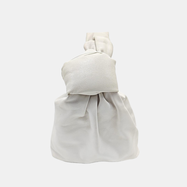 Authenticated pre-owned Jodie Calfskin White - Top Handle Bag at Looply
