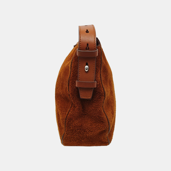 Suede Shoulder Bag Brown