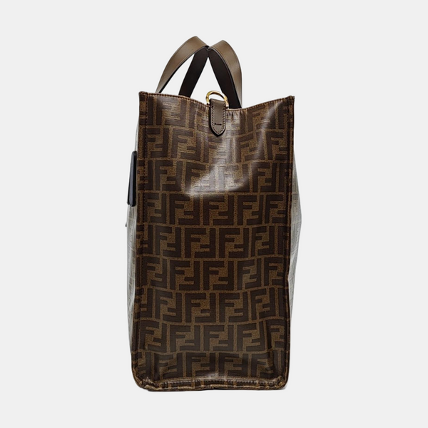 Mania Coated Canvas Brown