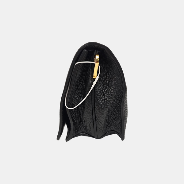 Calfskin Shoulder Bag Black