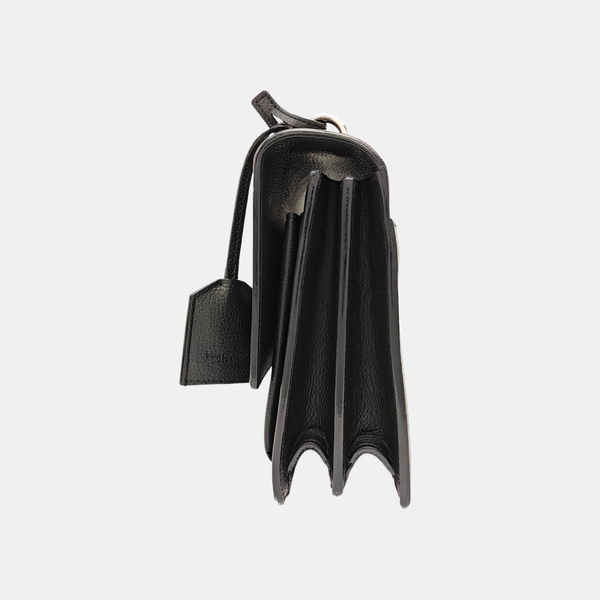 SUNSET Medium Calfskin Black