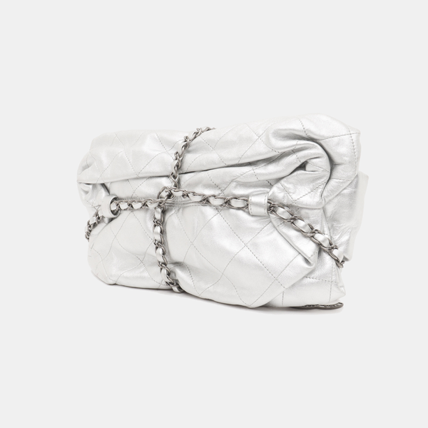 Quilted Calfskin Silver