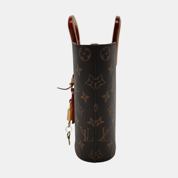 RIVAGE BB Monogram Coated Canvas Brown