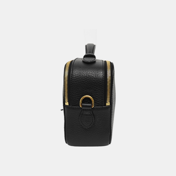Calfskin Shoulder Bag Black