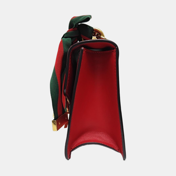 Sylvie Mini Calfskin Red