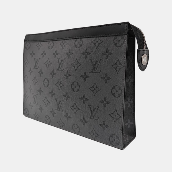Pochette Voyag MM Monogram Coated Canvas Gray