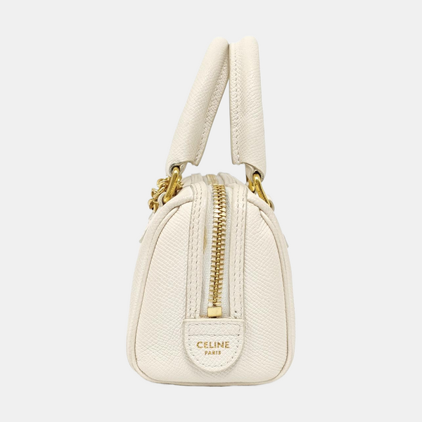 Calfskin Shoulder Bag Mini White
