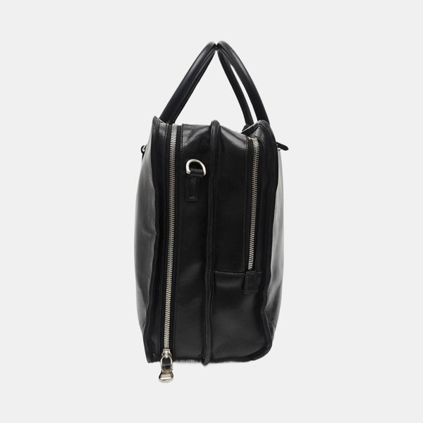 Calfskin Shoulder Bag Black