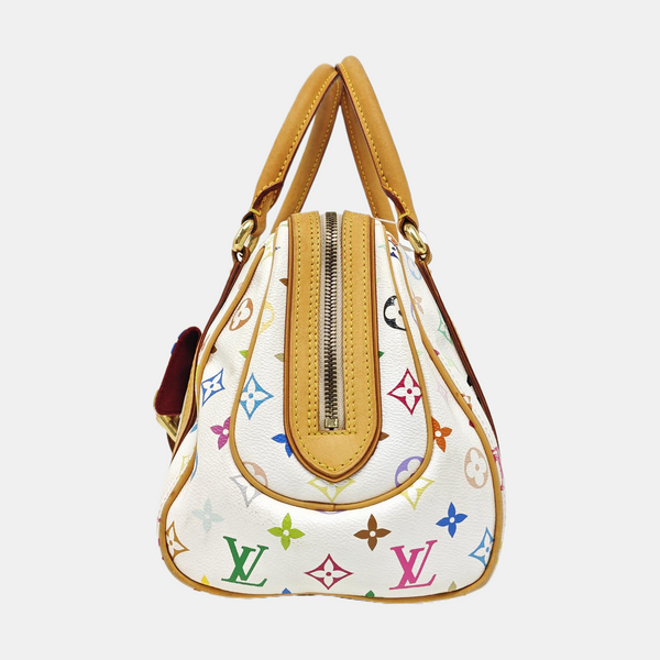 LV × TM PRISCILLA Monogram Coated Canvas White
