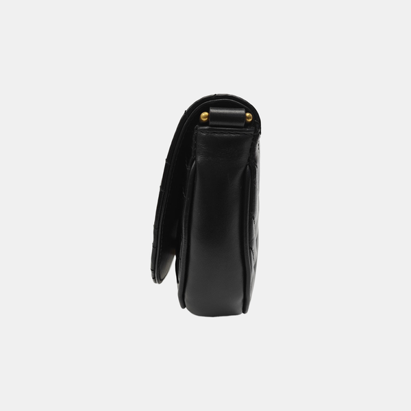 GG Marmont Mini Quilted Calfskin Black